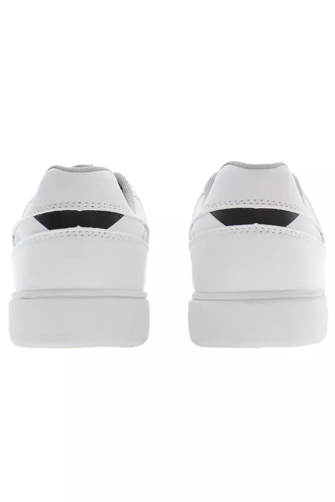 U.S. POLO ASSN. White Polyester Men Sneaker