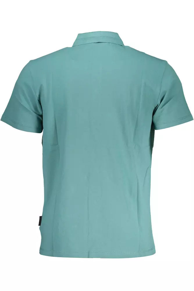 Napapijri Green Cotton Men Polo