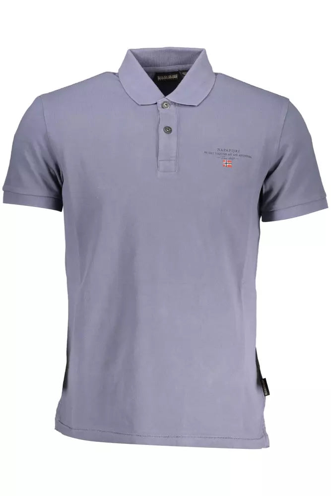 Napapijri Blue Cotton Men Polo