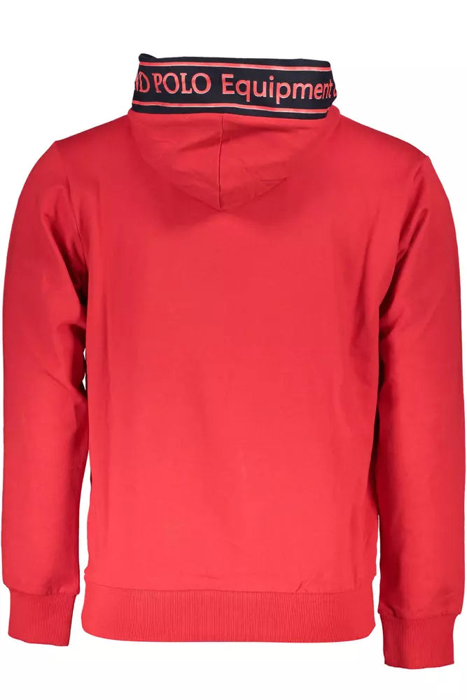 U.S. Grand Polo Red Cotton Mens Sweater