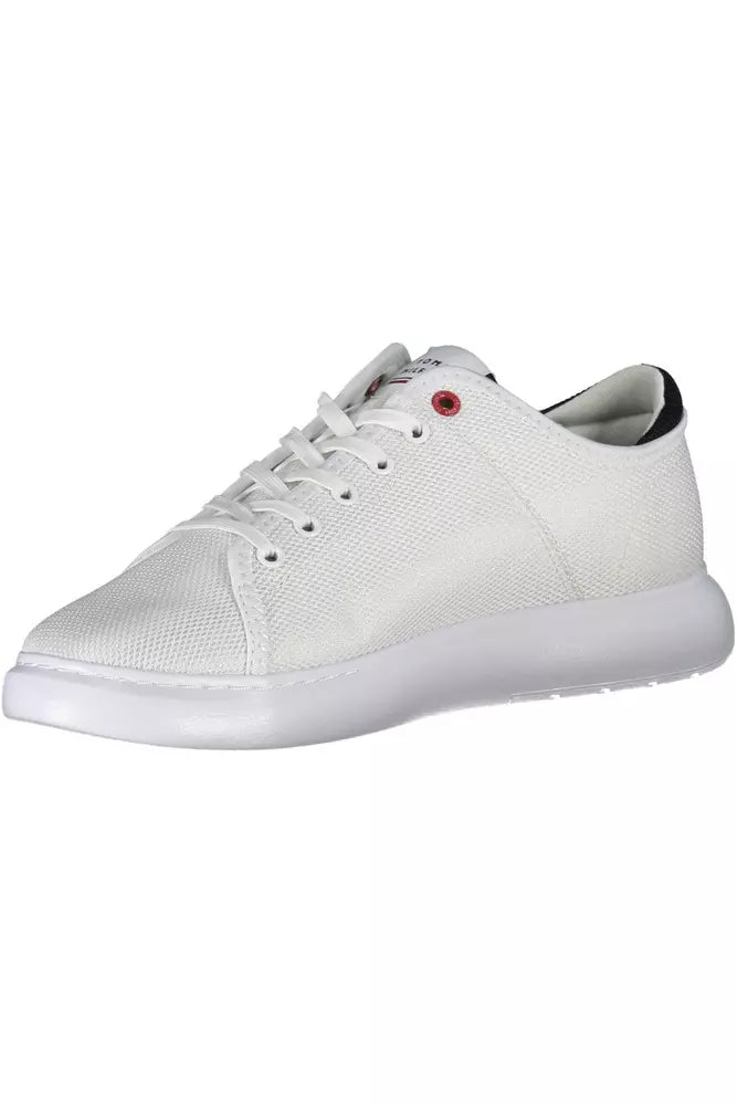 Tommy Hilfiger White Polyester Men Sneaker