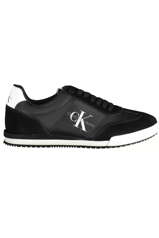 Calvin Klein Black Polyester Men Sneaker