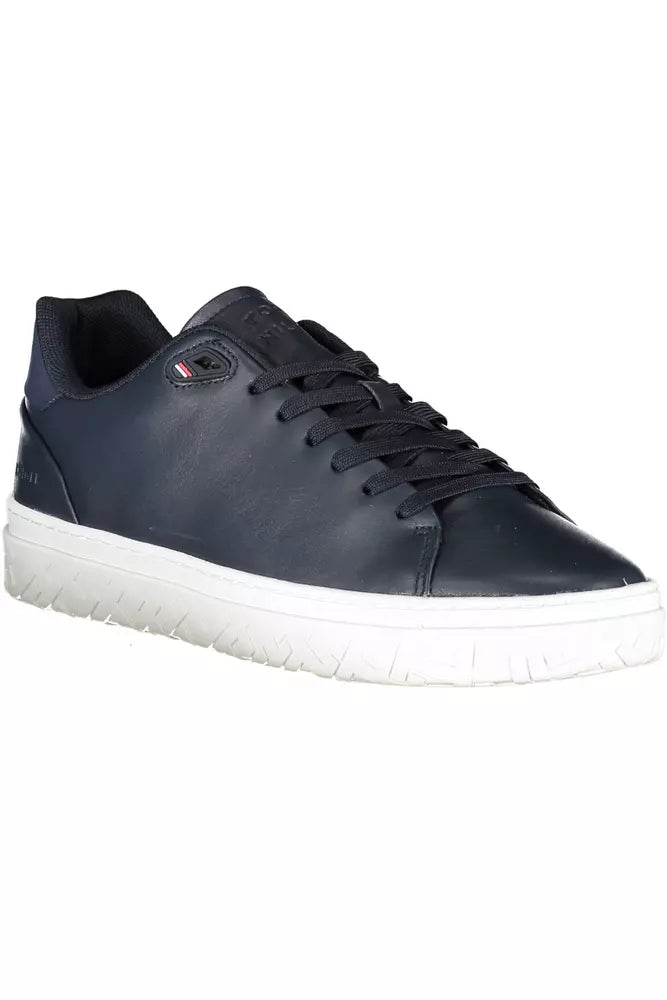 Tommy Hilfiger Blue Polyester Men Sneaker