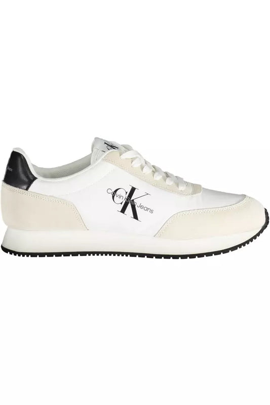 Calvin Klein White Nylon Mens Sneaker