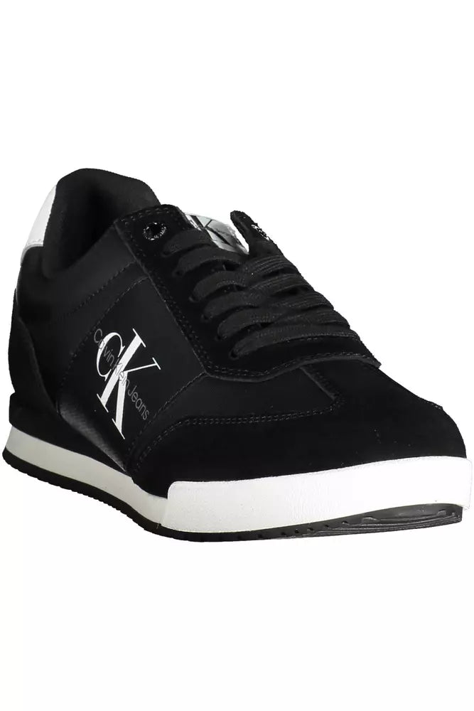 Calvin Klein Black Polyester Men Sneaker