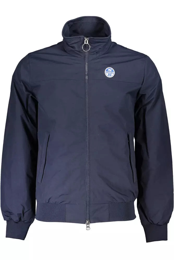 North Sails Blue Polyamide Men Jacket