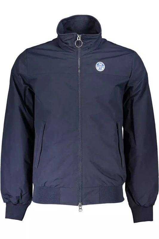 North Sails Blue Polyamide Men Jacket