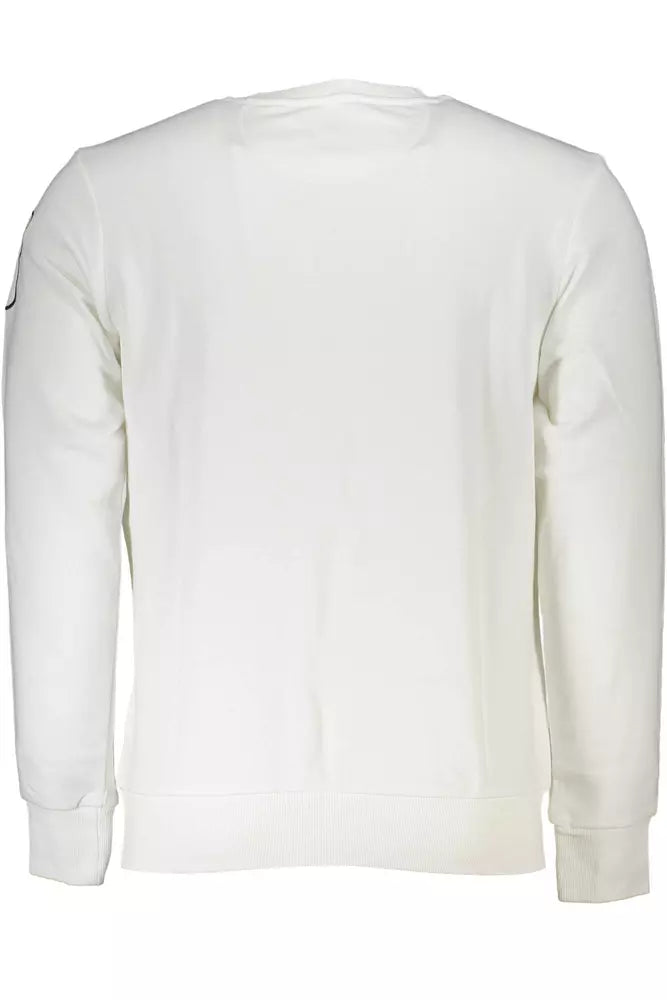 La Martina White Cotton Men Sweater