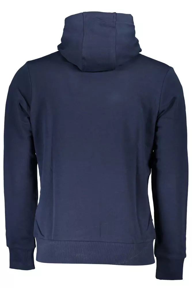 La Martina Blue Cotton Mens Sweatshirt