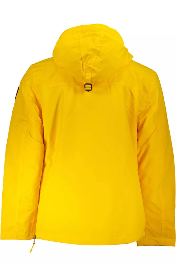 Napapijri Yellow Polyamide Men Jacket