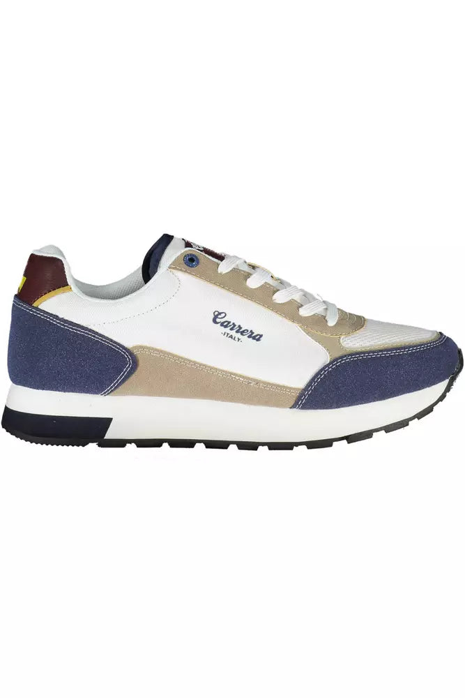 Carrera White Eco Leather Men Sneaker