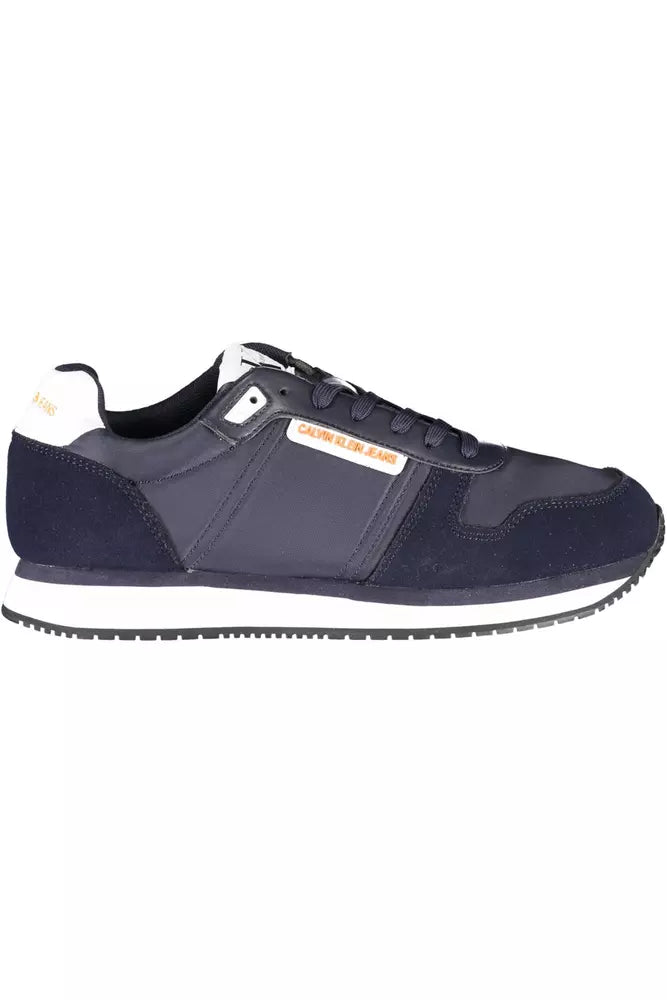 Calvin Klein Blue Polyester Men Sneaker