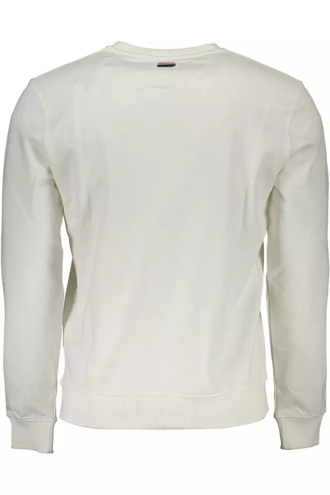 U.S. POLO ASSN. White Cotton Men Sweater