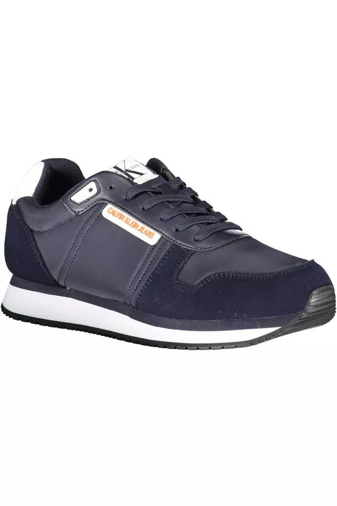 Calvin Klein Blue Polyester Men Sneaker