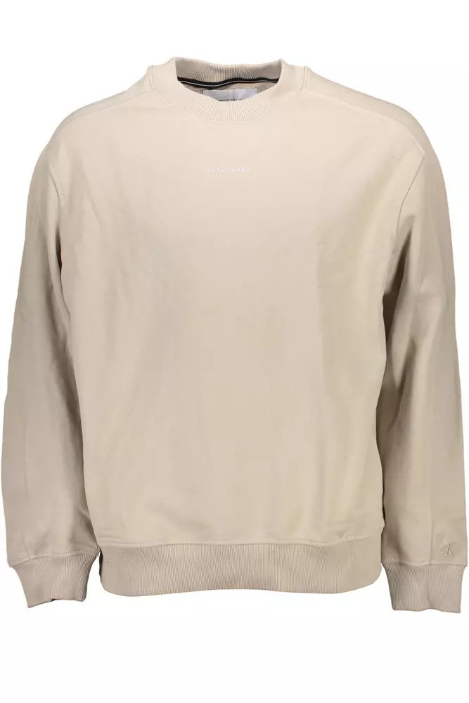 Calvin Klein Beige Cotton Men Sweater