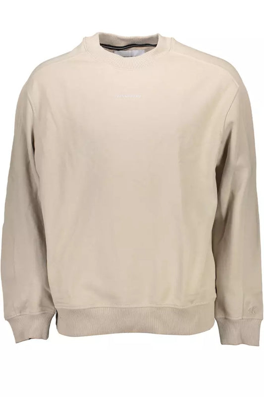 Calvin Klein Beige Cotton Men Sweater