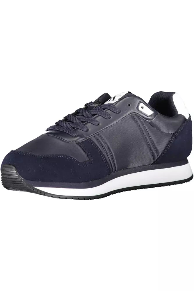 Calvin Klein Blue Polyester Men Sneaker