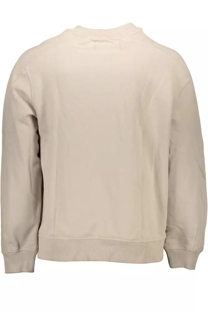 Calvin Klein Beige Cotton Men Sweater