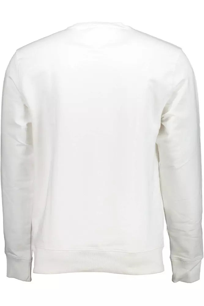 Tommy Hilfiger White Cotton Men Sweater