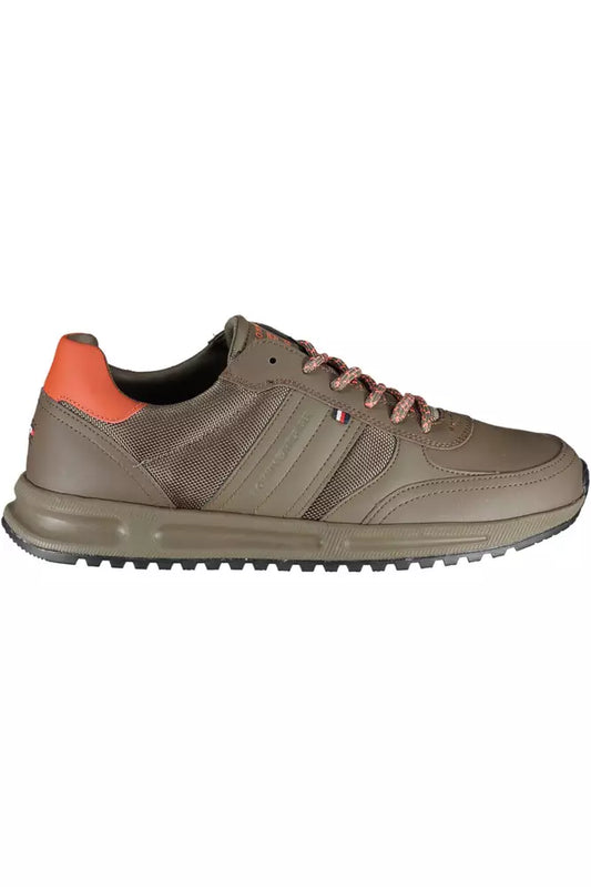 Tommy Hilfiger Brown Synthetic Men Sneaker