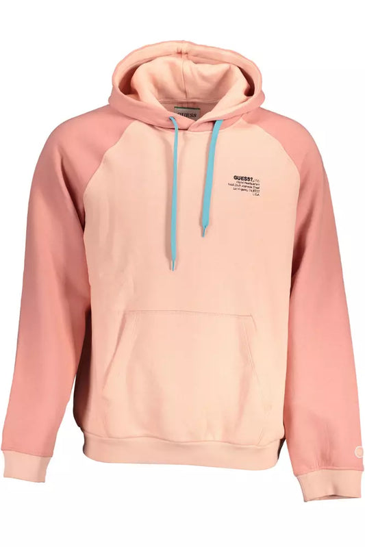 Guess Jeans Pink Cotton Men Sweater