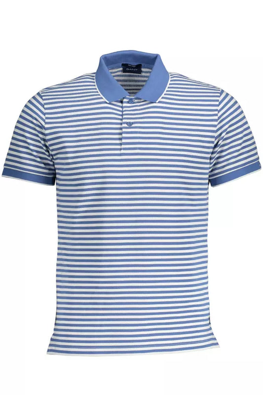 Gant Blue Cotton Men Polo Shirt