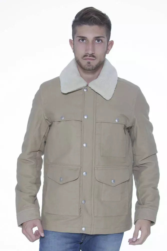 Gant Beige Cotton Men Jacket