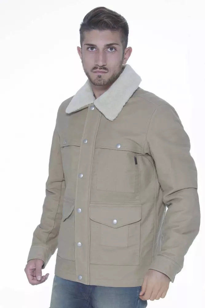 Gant Beige Cotton Men Jacket