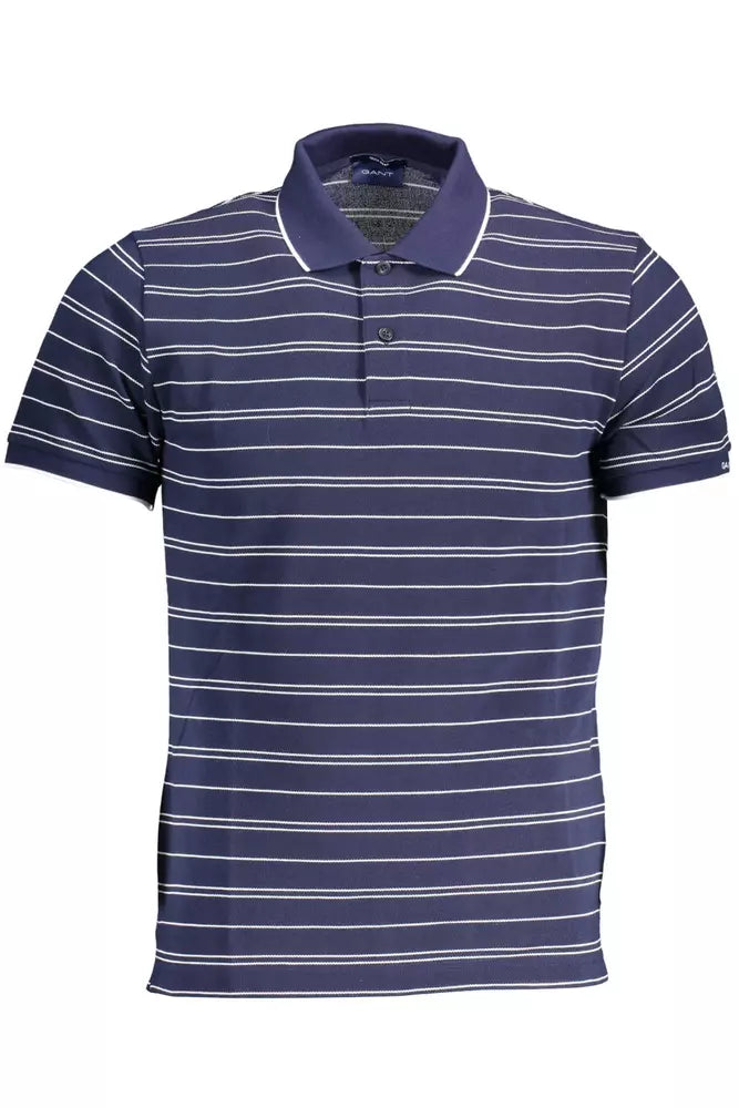 Gant Blue Cotton Men Polo