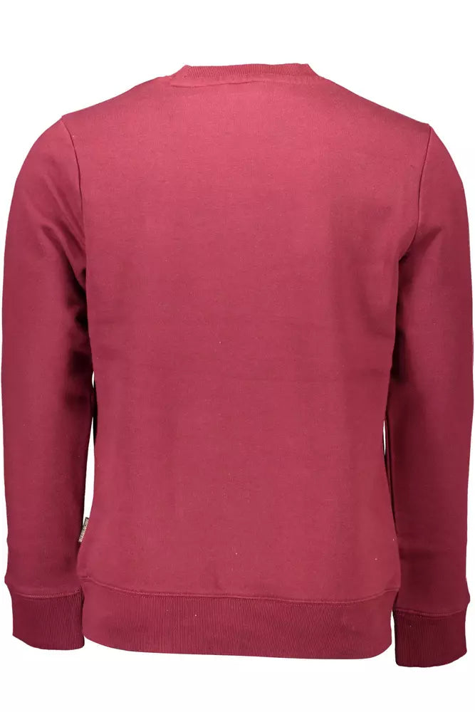 Napapijri Red Cotton Men Sweater