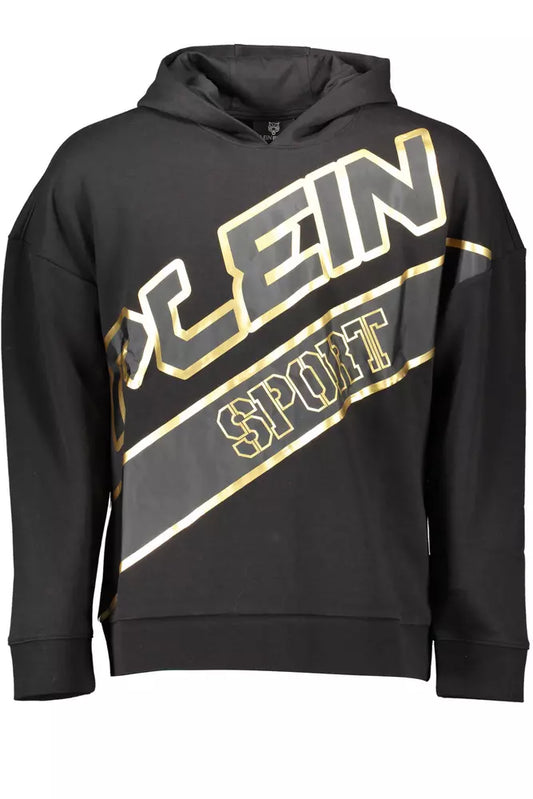 Plein Sport Black Cotton Men Sweater