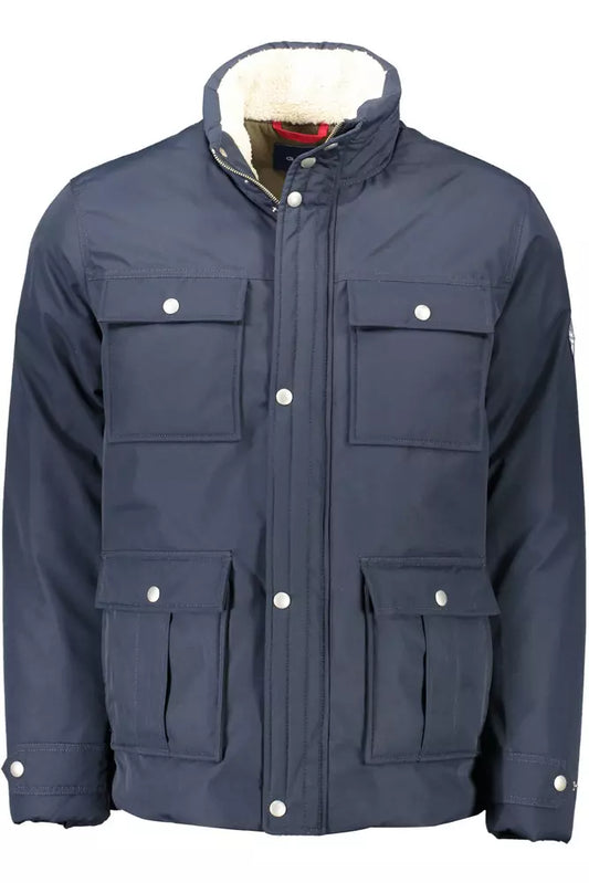 Gant Blue Polyester Men Jacket