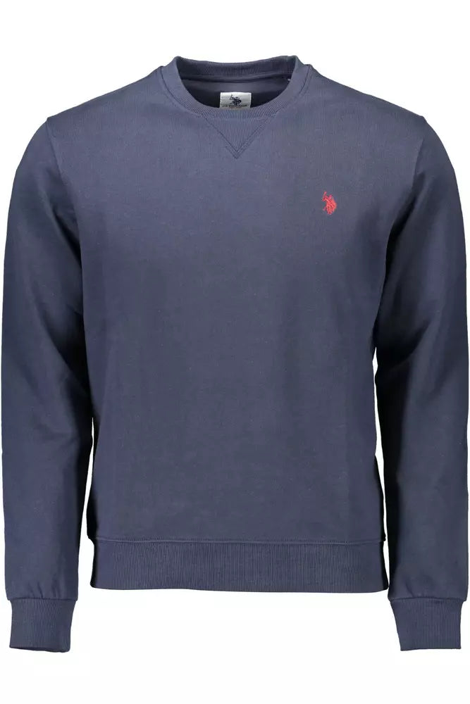 U.S. POLO ASSN. Blue Cotton Men Sweater