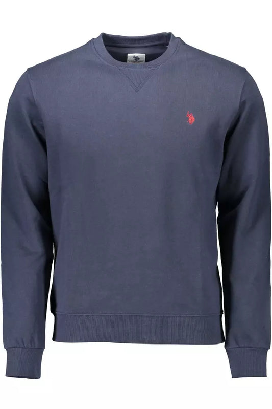 U.S. POLO ASSN. Blue Cotton Men Sweater