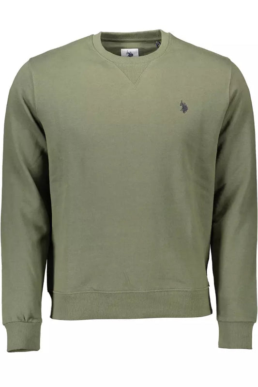 U.S. POLO ASSN. Green Cotton Men Sweater