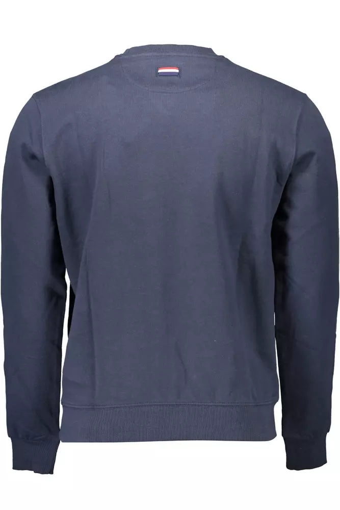 U.S. POLO ASSN. Blue Cotton Men Sweater