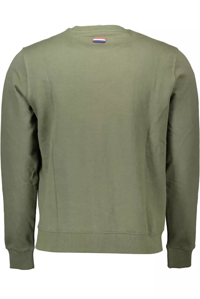 U.S. POLO ASSN. Green Cotton Men Sweater