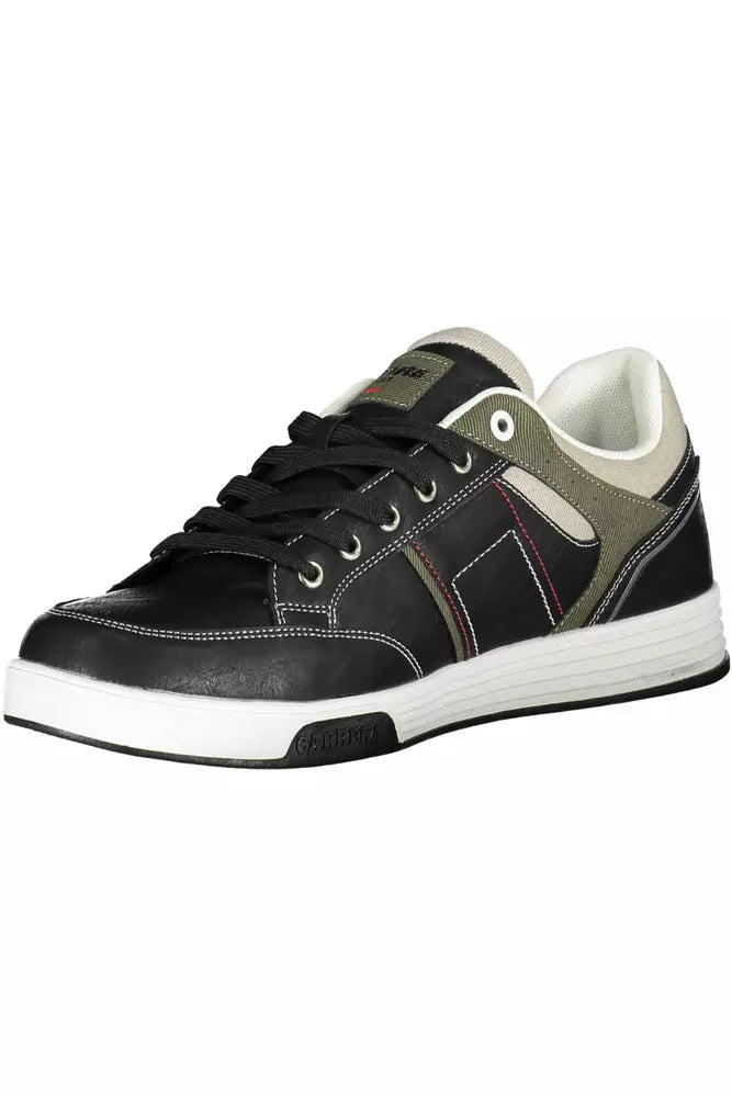 Carrera Black Eco Leather Men Sneaker