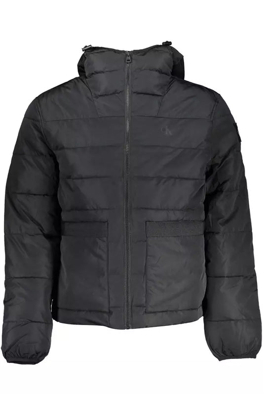 Calvin Klein Black Polyester Men Jacket