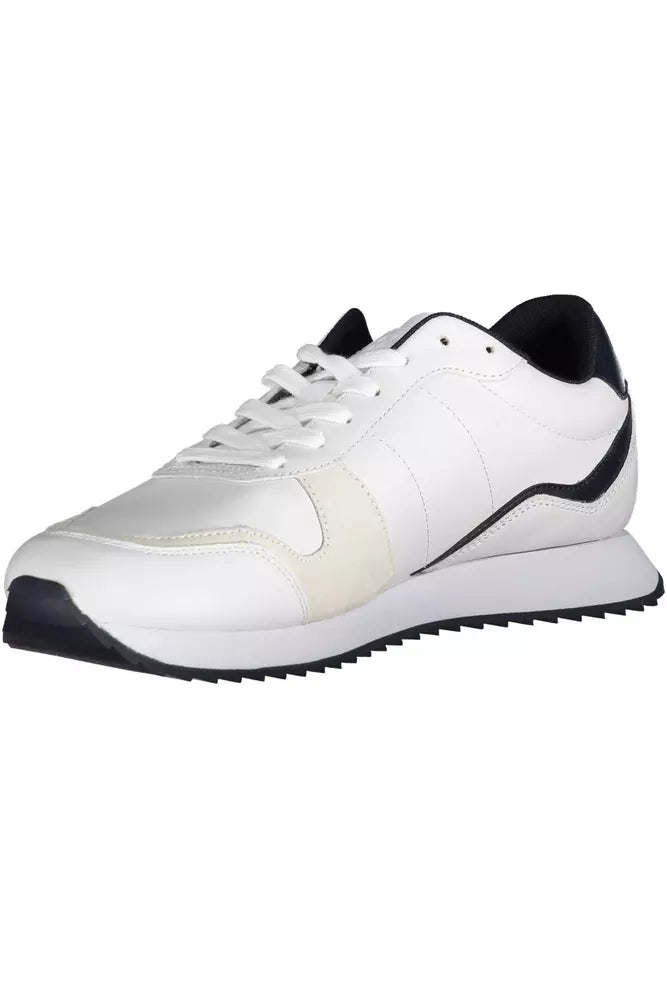 Tommy Hilfiger White Leather Men Sneaker