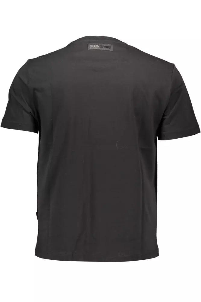 Plein Sport Black Cotton Men T-Shirt