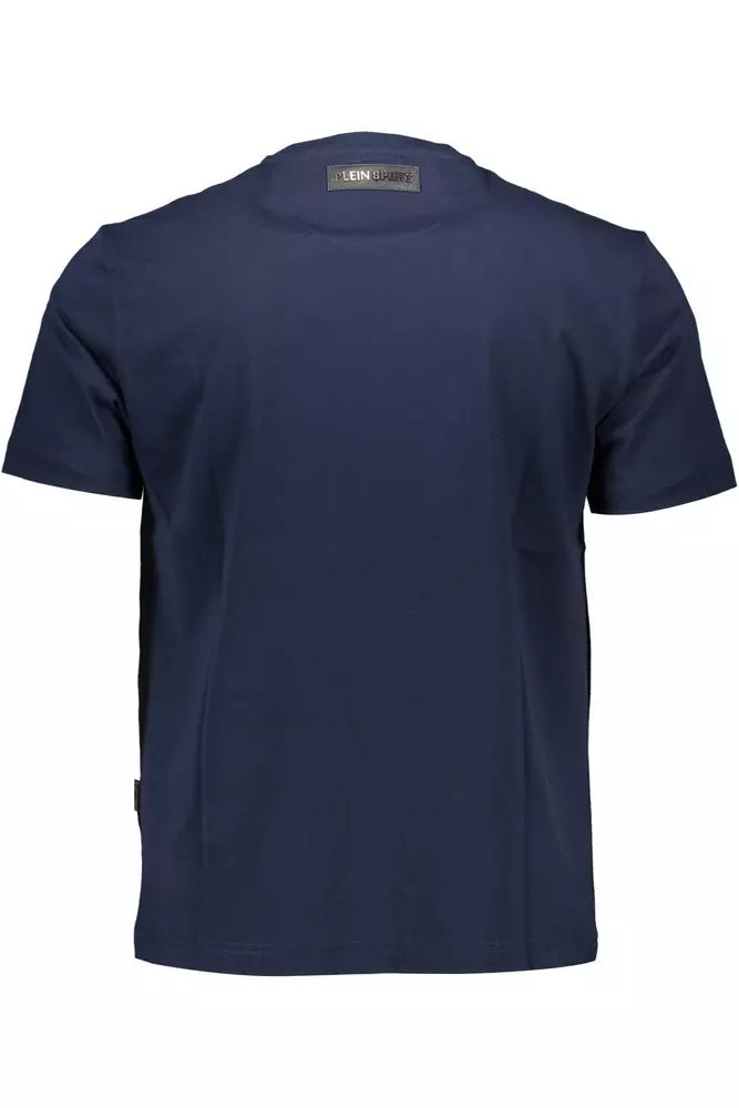 Plein Sport Blue Cotton Men T-Shirt