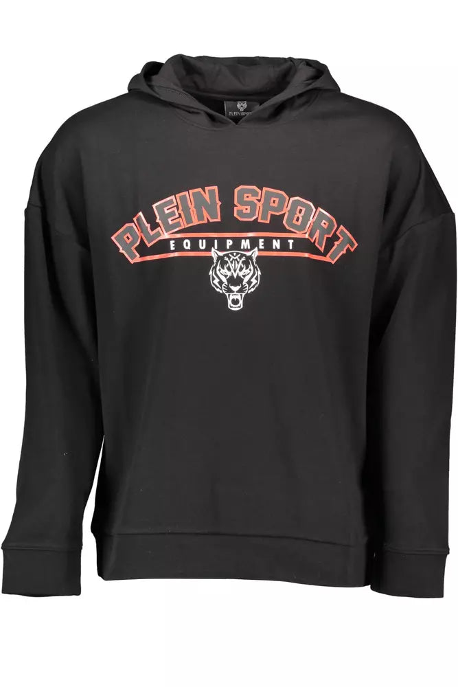 Plein Sport Black Cotton Men Sweater