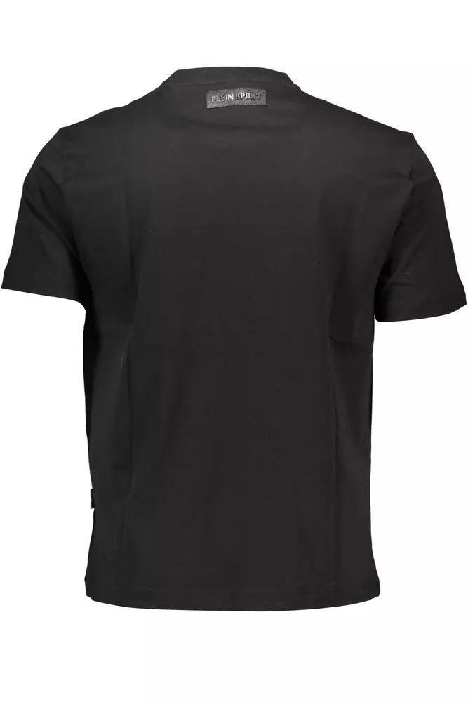 Plein Sport Black Cotton Men T-Shirt