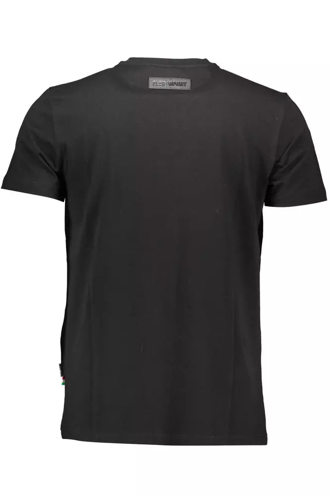 Plein Sport Black Cotton Men T-Shirt