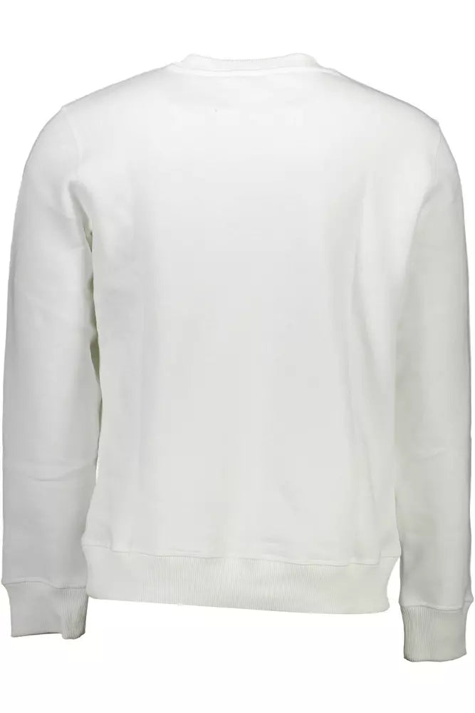 Calvin Klein White Cotton Men Sweater