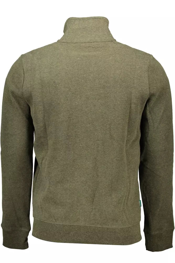 Superdry Green Cotton Men Sweater