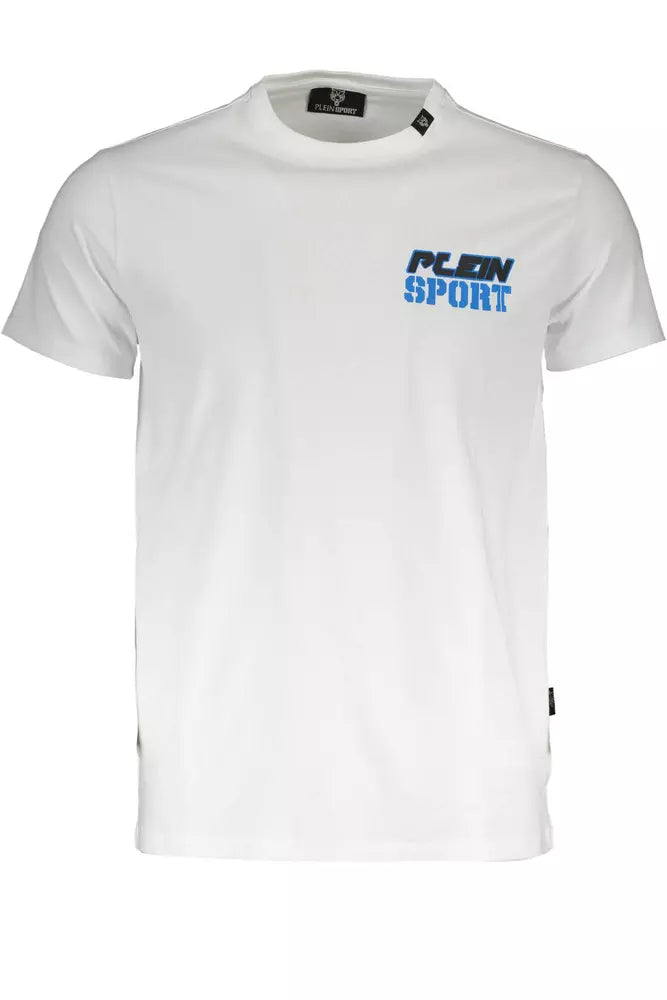 Plein Sport White Cotton Men TShirt