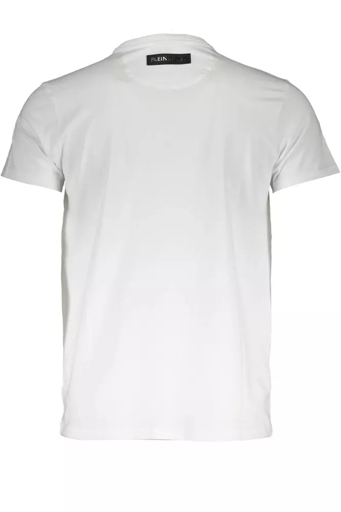 Plein Sport White Cotton Men TShirt