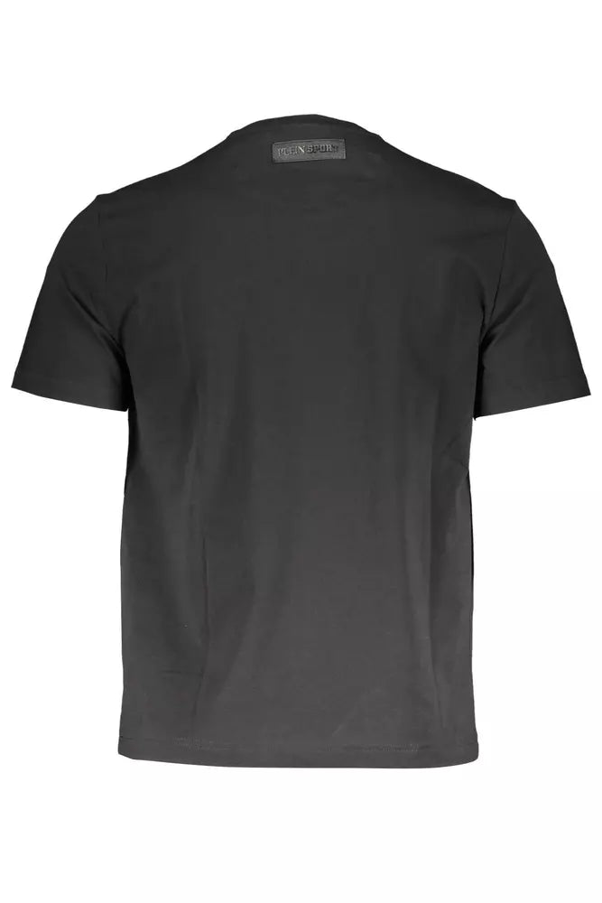 Plein Sport Black Cotton Men TShirt